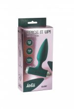 Vibrating Anal Plug Spice it up New Edition Glory Dark green - obrazek 3