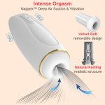 Masturbator - Nappex™ Branco White - Premium Mastubators (10 Languages) - obrazek 2