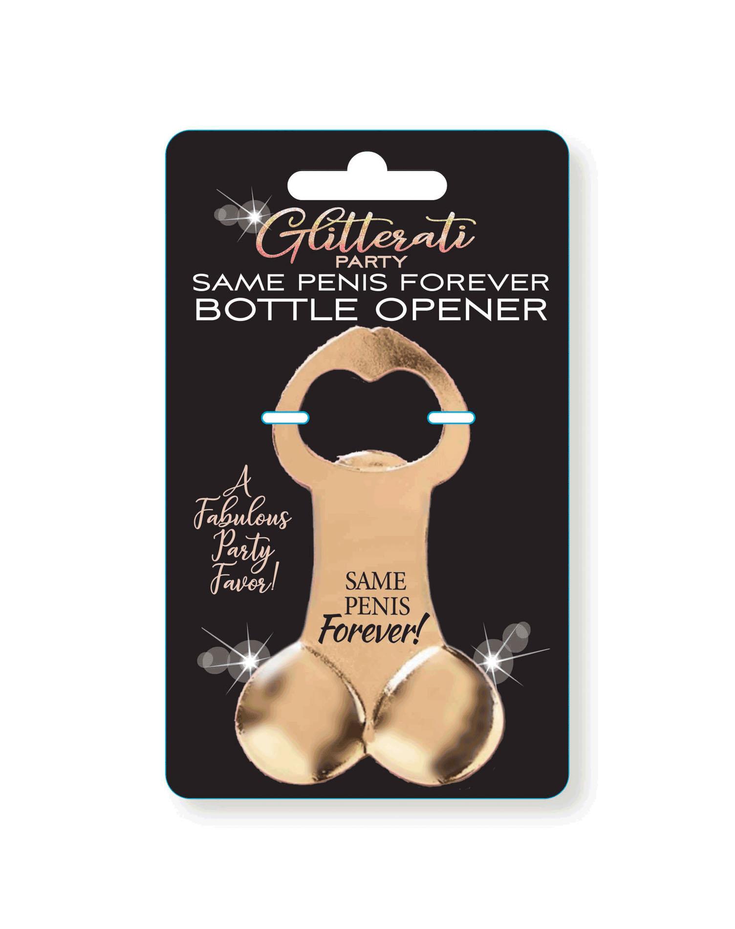 57-CP.1110_01 Glitterati Penis Bottle Opener - obrazek 1