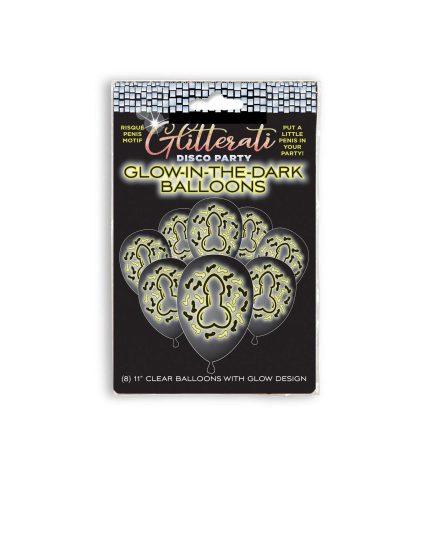 Glitterati Disco Glow Balloons