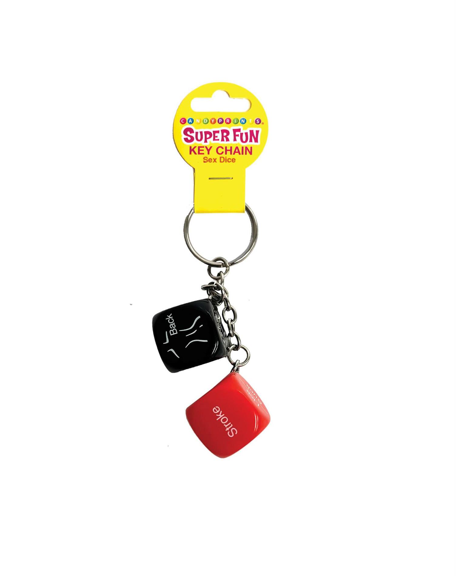 57-CP.1174_07 Super Fun Key Chain, Sex Dice - obrazek 1