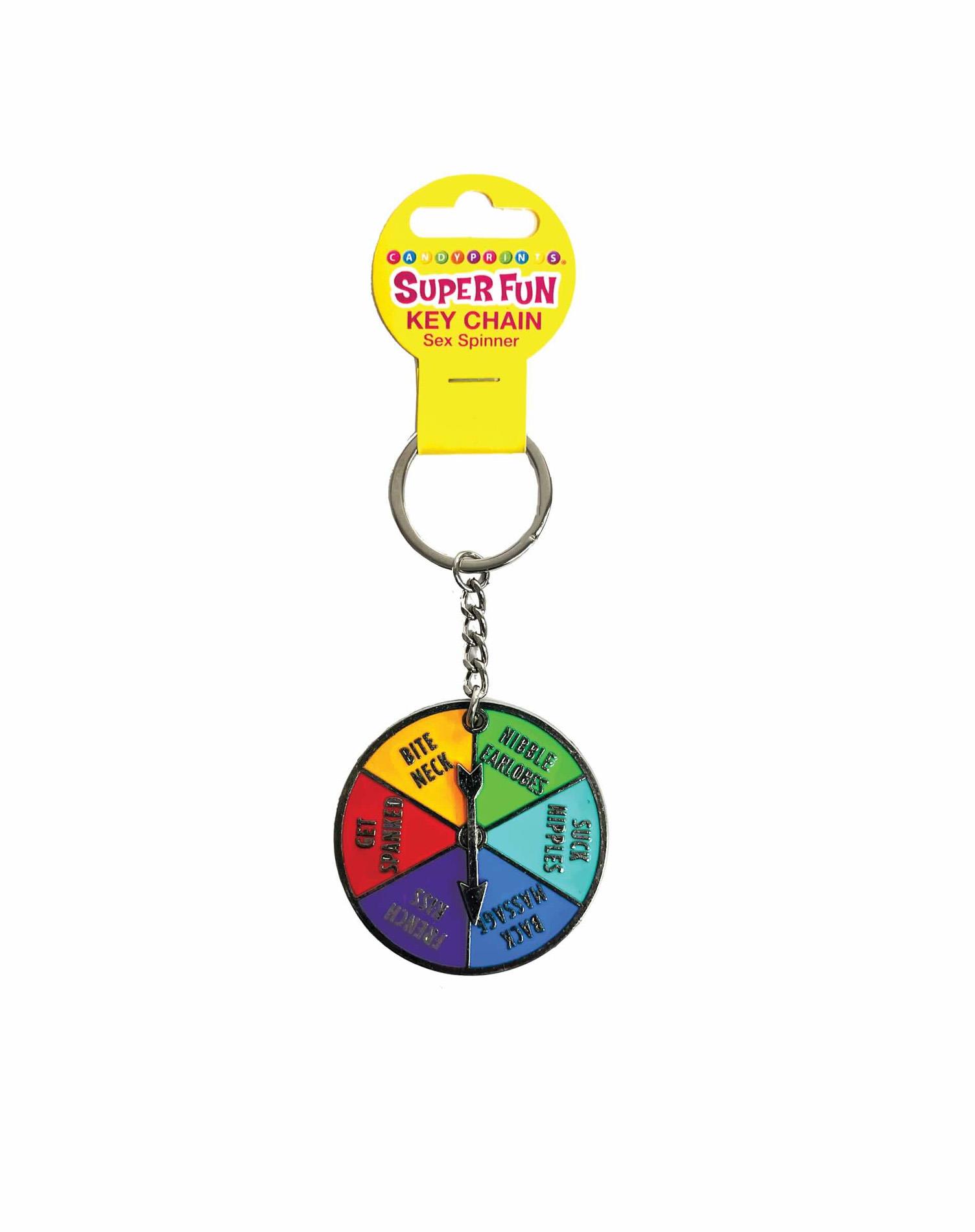 57-CP.1175_01 Super Fun Key Chain, Sex Spinner - obrazek 1