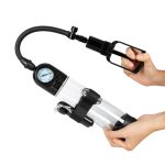 Pompka-Powerpump MASTER Vibrating - Black&Clear - obrazek 3