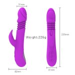 Wibrator-Ella, 7 vibration modes 3 thrusting function, Heating - obrazek 3