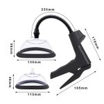 Pompka-Manual Pussy Pump with digital display - obrazek 3