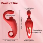 Wibrator-Merfi, 10 vibration functions, 10 frequency tongue licking USB - obrazek 11