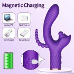 Wibrator - Patty, 7 vibration functions, 7 ball tapping, USB - obrazek 7