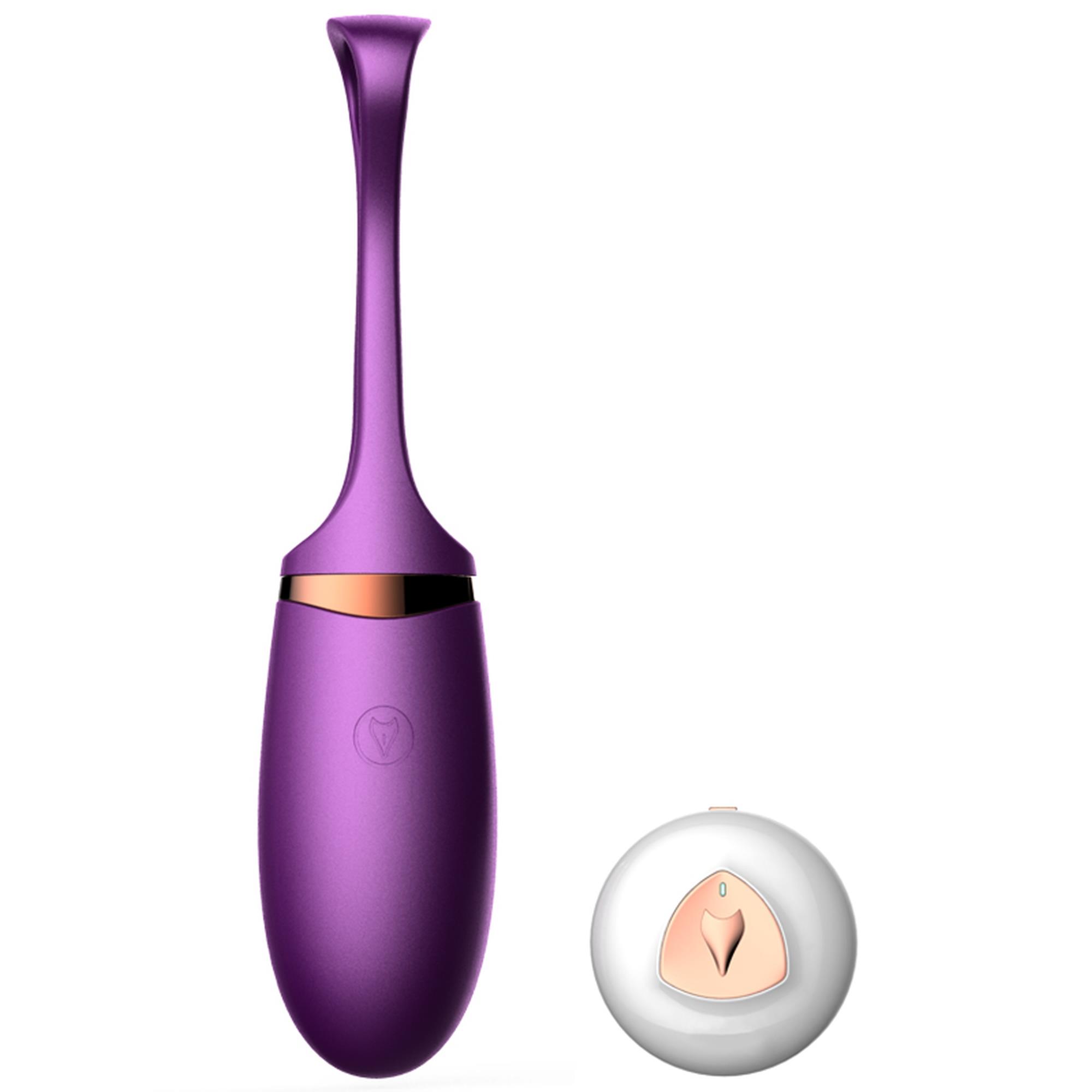 63-00002 Jajko/wibr-Vibrating Silicone Love EGG USB 10 Function / Voice Control - obrazek 1