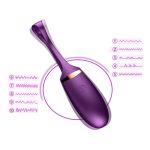Jajko/wibr-Vibrating Silicone Love EGG USB 10 Function / Voice Control - obrazek 11