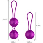 Kulki-Vibrating Silicone Kegel Balls Set USB 10 Function / Remote control - obrazek 2