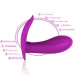 Stymulator-Silicone Panty Vibrator USB 10 Function / Heating / Voice Control - obrazek 13