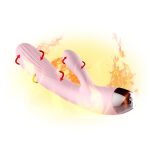 Wibrator- B -  Series, Silicone Vibrator Pink USB 10 Function / Heating - obrazek 2
