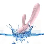 Wibrator- B -  Series, Silicone Vibrator Pink USB 10 Function / Heating - obrazek 4