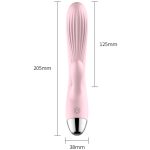 Wibrator- B -  Series, Silicone Vibrator Pink USB 10 Function / Heating - obrazek 6