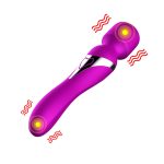 Stymulator-Silicone Dual Massager USB 7+7 Function Purple - obrazek 2