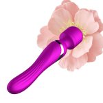 Stymulator-Silicone Dual Massager USB 7+7 Function Purple - obrazek 7