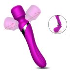 Stymulator-Silicone Dual Massager USB 7+7 Function Purple - obrazek 9