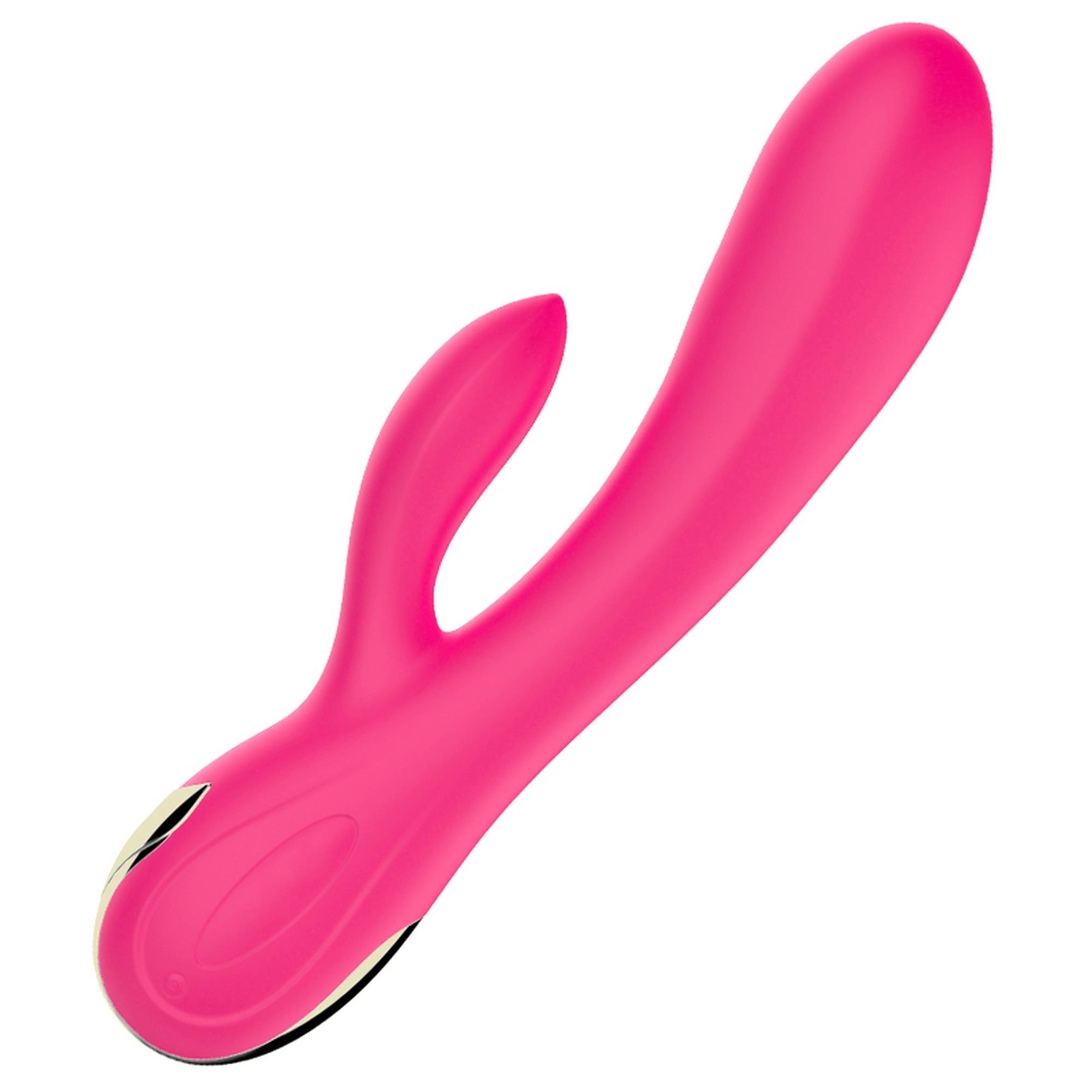 63-00016 Wibrator-Silicone Vibrator USB 7 Function + Booster / Heating - obrazek 1