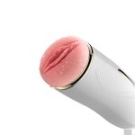 Masturbator-Vibrating Masturbation Cup USB 7 + Interactive Function / Talk Mode - obrazek 2