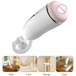 Masturbator-Vibrating Masturbation Cup USB 7 + Interactive Function / Talk Mode - obrazek 4