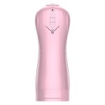 Masturbator-Vibrating and Flashing Masturbation Cup USB 7+7 Function / Talk Mode (Pink) - obrazek 2