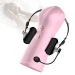 Masturbator-Vibrating and Flashing Masturbation Cup USB 7+7 Function / Talk Mode (Pink) - obrazek 9