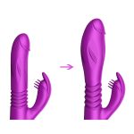 Wibrator-Silicone Vibrator USB 10 Function + Expander and Thrusting Function - obrazek 3