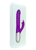 Wibrator-Silicone Vibrator USB 10 Function + Expander and Thrusting Function - obrazek 9