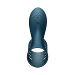 Wibrator-Silicone Ring Blue USB 7 Function - obrazek 3