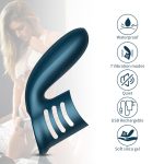 Wibrator-Silicone Ring Blue USB 7 Function - obrazek 9