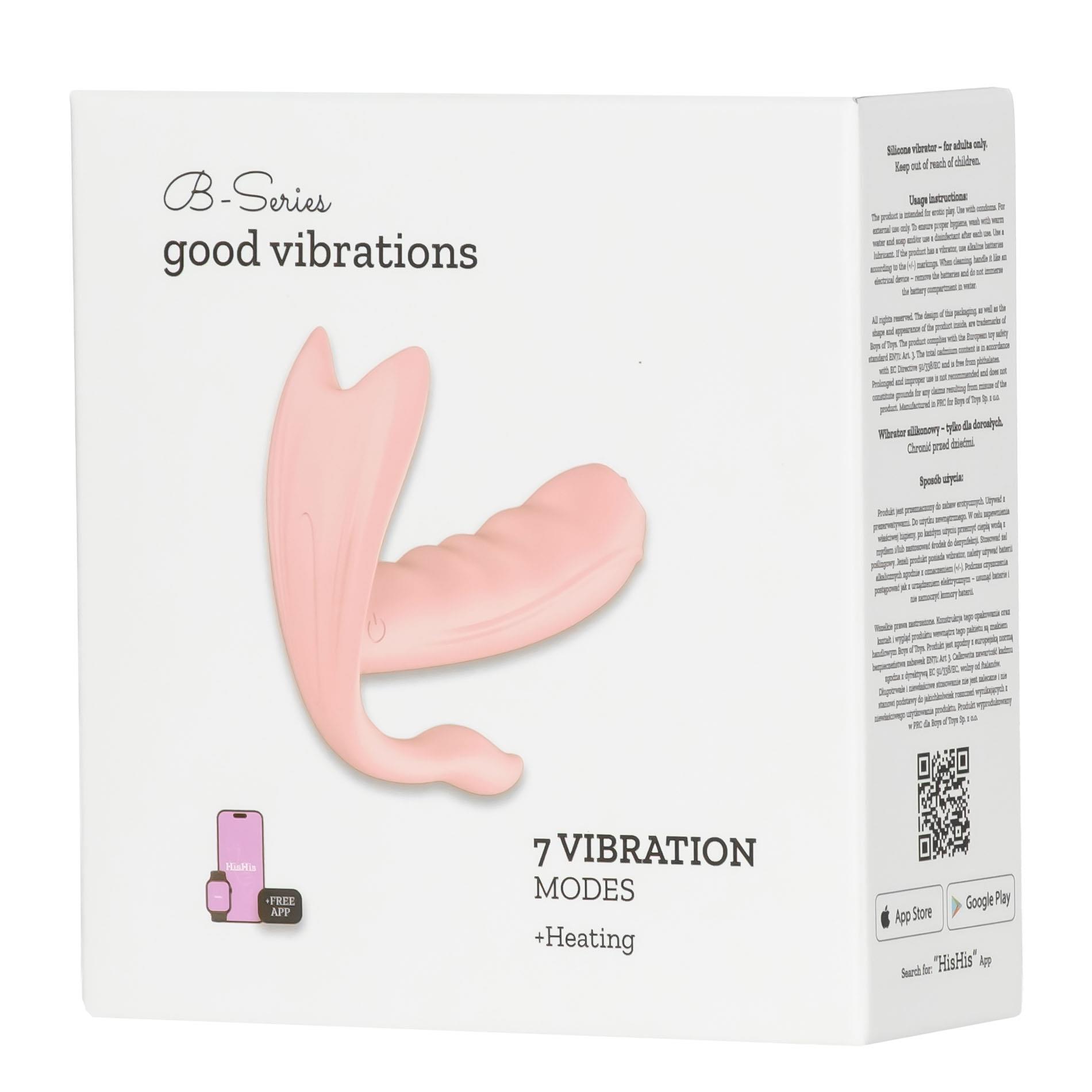 63-00027-1_01 Silicone Vibrator 7 vibration modes - Heating + APP - obrazek 1
