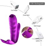 Stymulator-Silicone Panty Vibrator USB 7 Function / Heating - obrazek 5