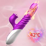Wibrator-Silicone Vibrator USB 10 Function and Thrusting Function / Heating - obrazek 8