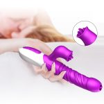 Wibrator-Silicone Vibrator USB 10 Function and Thrusting Function / Heating - obrazek 12