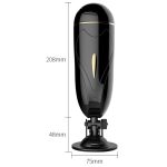 Masturbator-Vibrating Masturbation Cup USB 7 + Interactive Function / Talk Mode - obrazek 6
