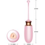 Jajko/wibr-Vibrating Silicone Love EGG USB 10 Function / Heating / Voice Control - obrazek 7