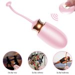 Jajko/wibr-Vibrating Silicone Love EGG USB 10 Function / Heating / Voice Control - obrazek 12