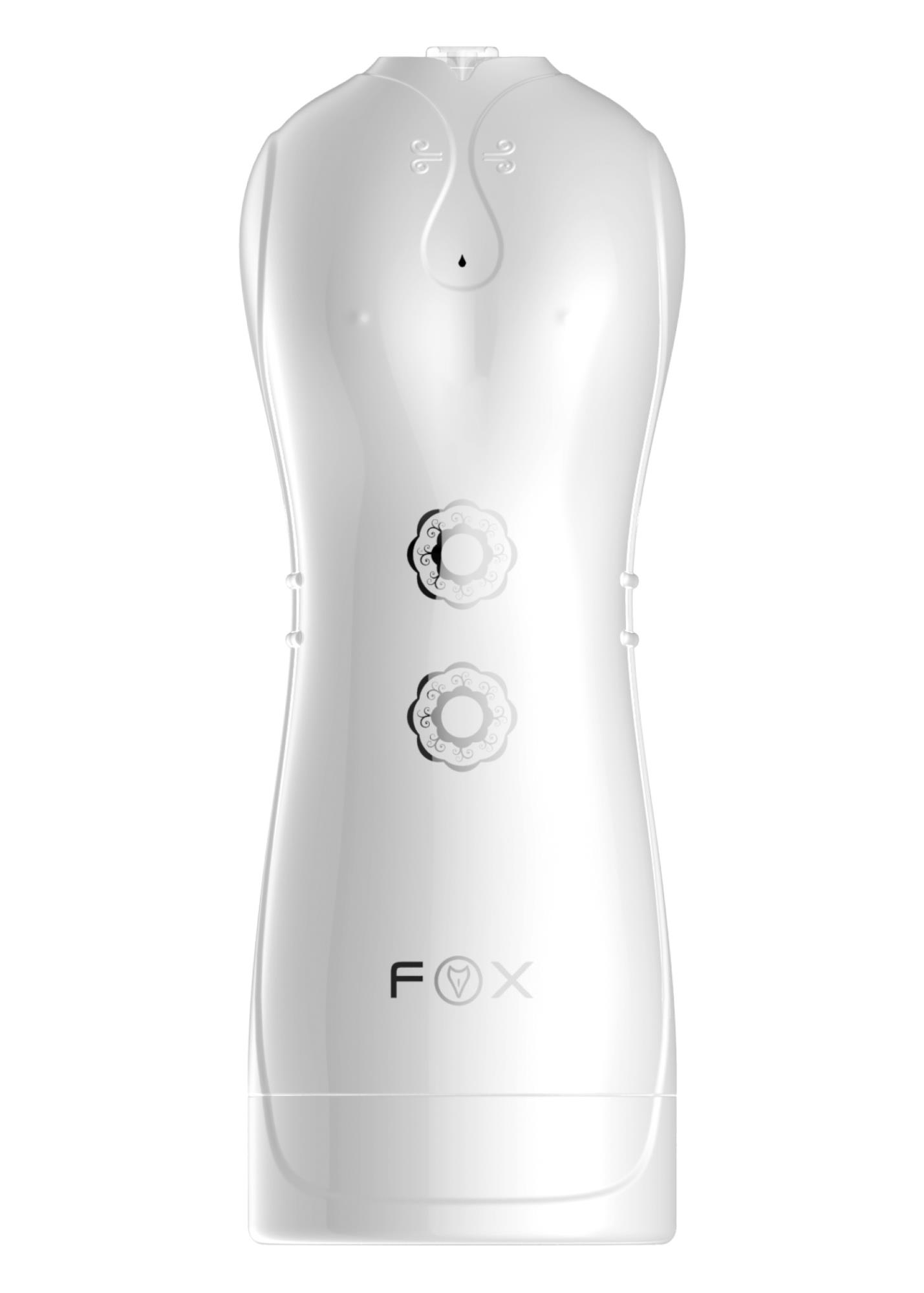 63-00038 Masturbator - B - Series - Vibrating and Flashing Masturbation Cup USB 7+7 Function / Talk Mode (White) - obrazek 1