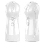 Masturbator - B - Series - Vibrating and Flashing Masturbation Cup USB 7+7 Function / Talk Mode (White) - obrazek 2