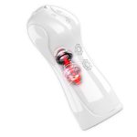 Masturbator - B - Series - Vibrating and Flashing Masturbation Cup USB 7+7 Function / Talk Mode (White) - obrazek 3