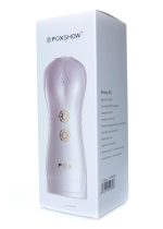 Masturbator - B - Series - Vibrating and Flashing Masturbation Cup USB 7+7 Function / Talk Mode (White) - obrazek 11