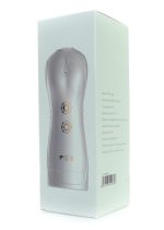 Masturbator - B - Series - Vibrating and Flashing Masturbation Cup USB 7+7 Function / Talk Mode (White) - obrazek 12