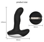 Wibrator-Silicone Massager USB 7 Function + Pulsator / Heating BLACK - obrazek 7