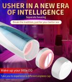 Masturbator-Vibrating, Rotating and Flashing Masturbation USB 10+10 Function / Talk Mode - obrazek 4