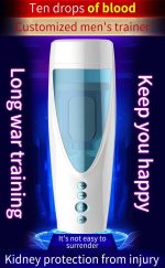 Masturbator-Vibrating, Rotating and Flashing Masturbation USB 10+10 Function / Talk Mode - obrazek 9