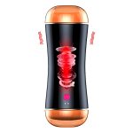 Masturbator-Vibrating Masturbation Cup USB 7 function + Interactive Function / Double Ends - obrazek 2