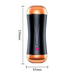 Masturbator-Vibrating Masturbation Cup USB 7 function + Interactive Function / Double Ends - obrazek 8