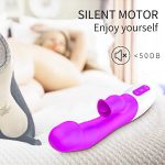 Wibrator-Silicon, Vibrator 7 Function and Heating Mode, Purple - obrazek 5