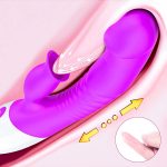Wibrator-Silicon, Vibrator 7 Function and Heating Mode, Purple - obrazek 8