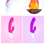 Wibrator-Silicon, Vibrator 7 Function and Heating Mode, Purple - obrazek 11